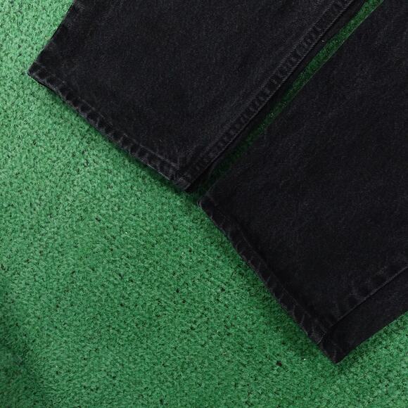 Vintage Wrangler Jeans Mens 42x30 (40x29.5) Black Authentic 97601CB Straight Leg - Picture 3 of 8